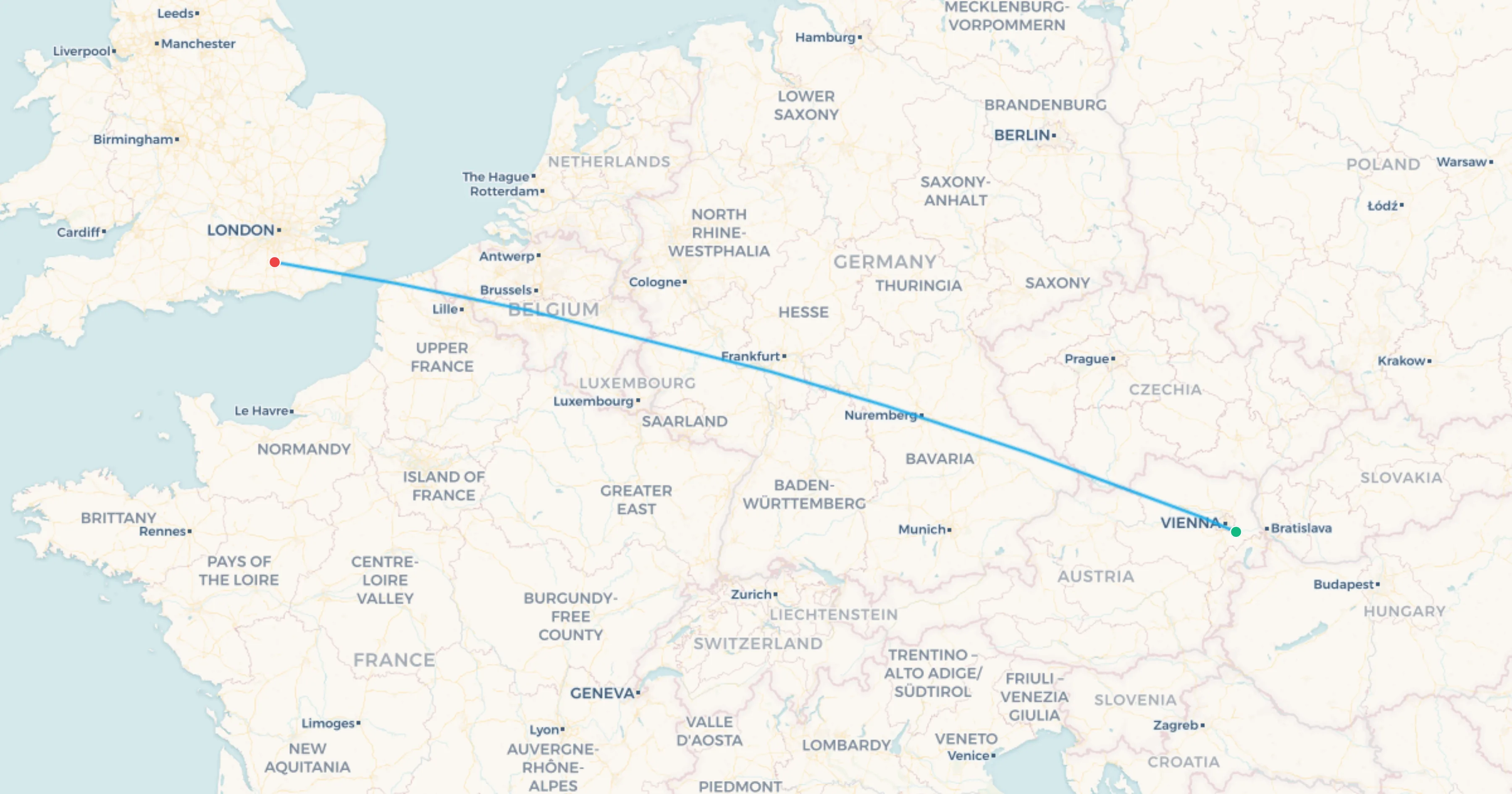 Mapa del tramo Spielberg a Silverstone